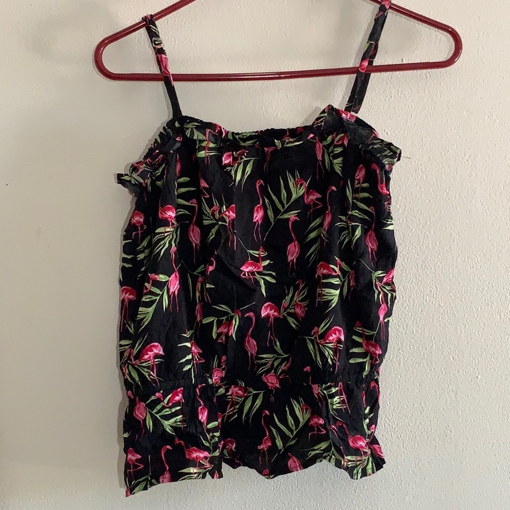 Flamingo Cropped Tank
